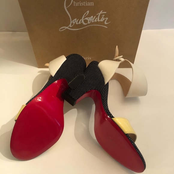 Christian Louboutin Wedge heeled sandals - Picture 4 of 7